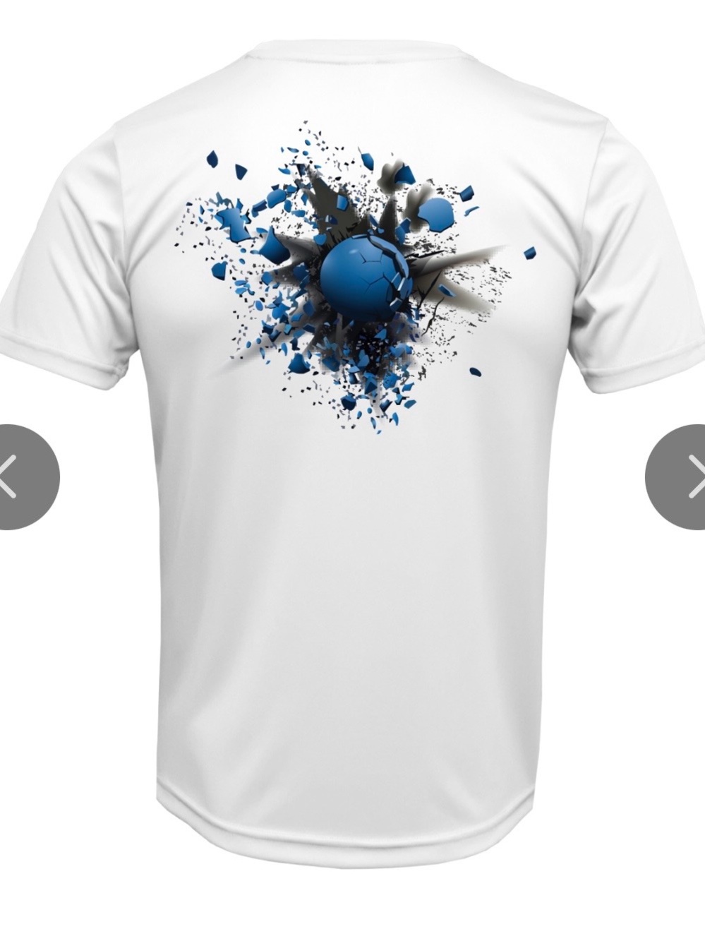 Raquetball Killshot Dri Fit White Shirt Unisex